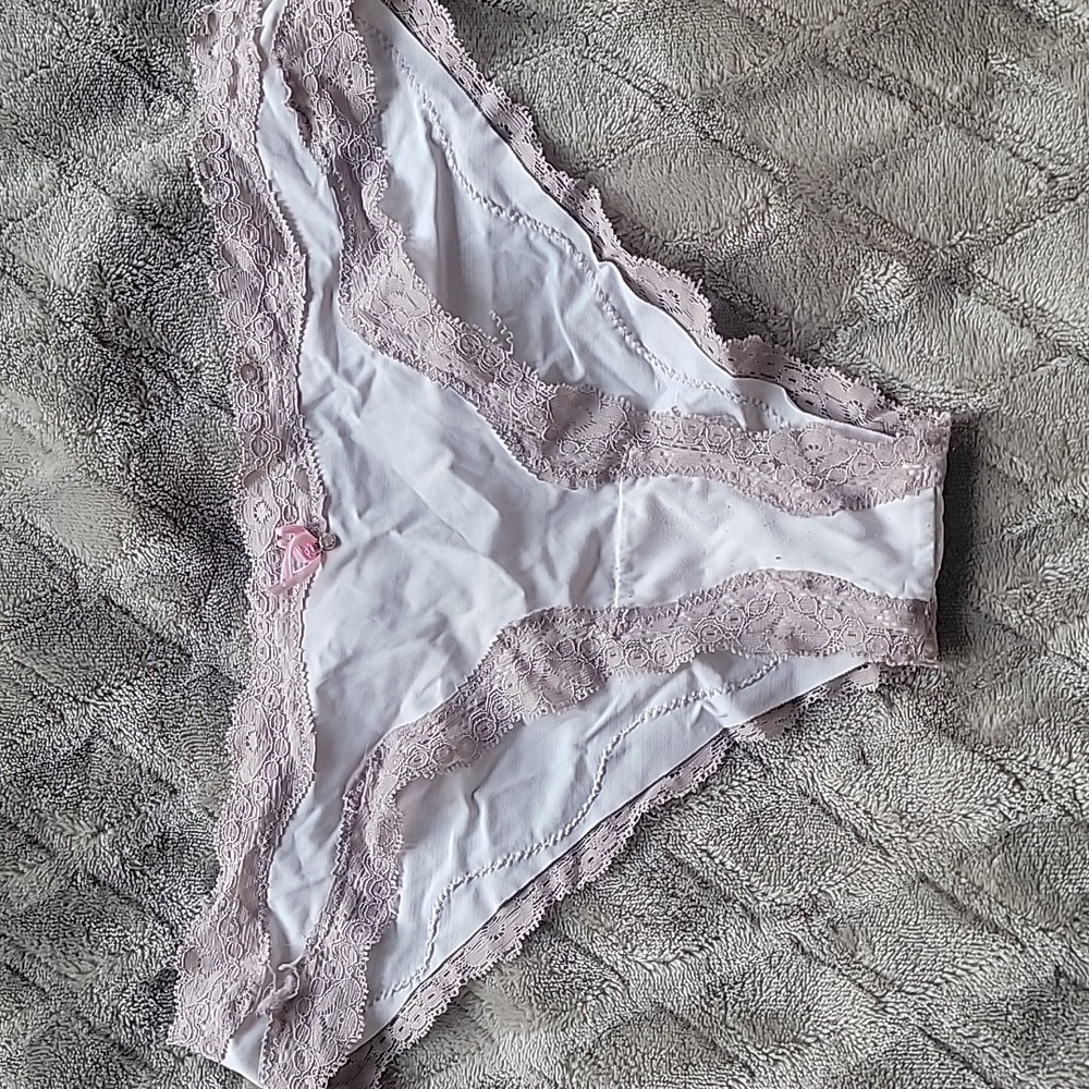 Lace satin panties